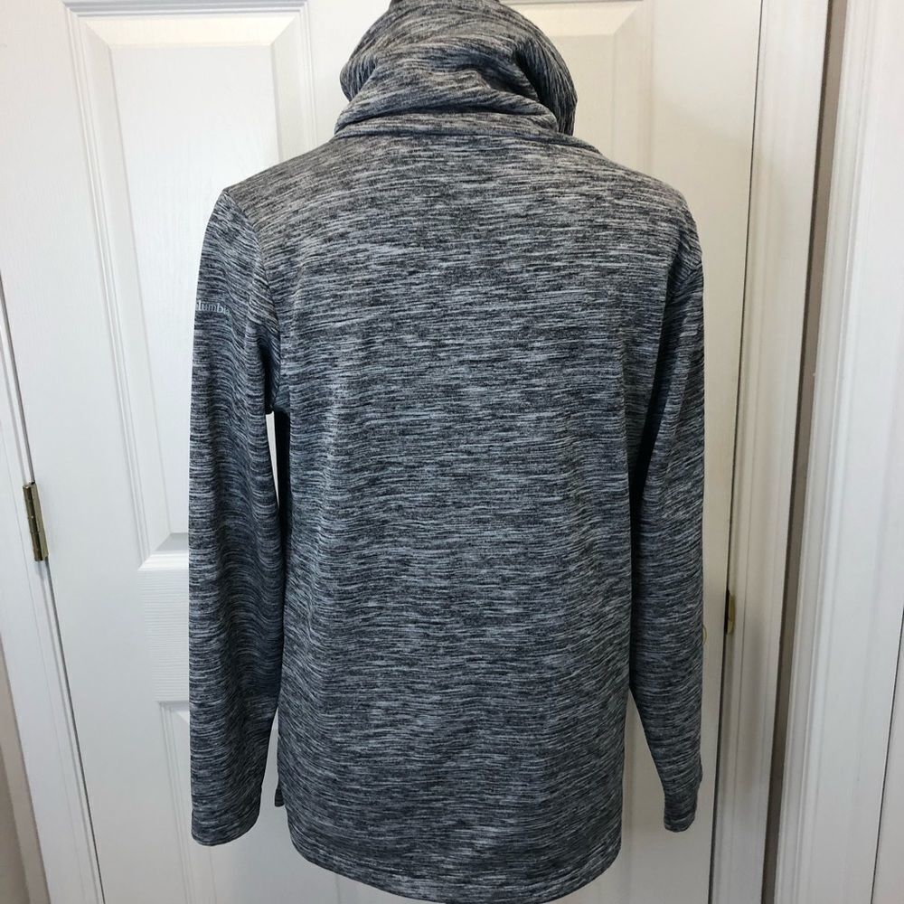 Columbia gray cowl neck long sleeve pullover jacket size x small - Picture 7 of 11